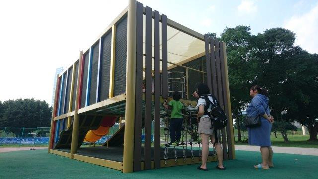 幸福水漾公園-樂遊天地-蜜蜂地景沙坑遊戲場(特色遊戲場)