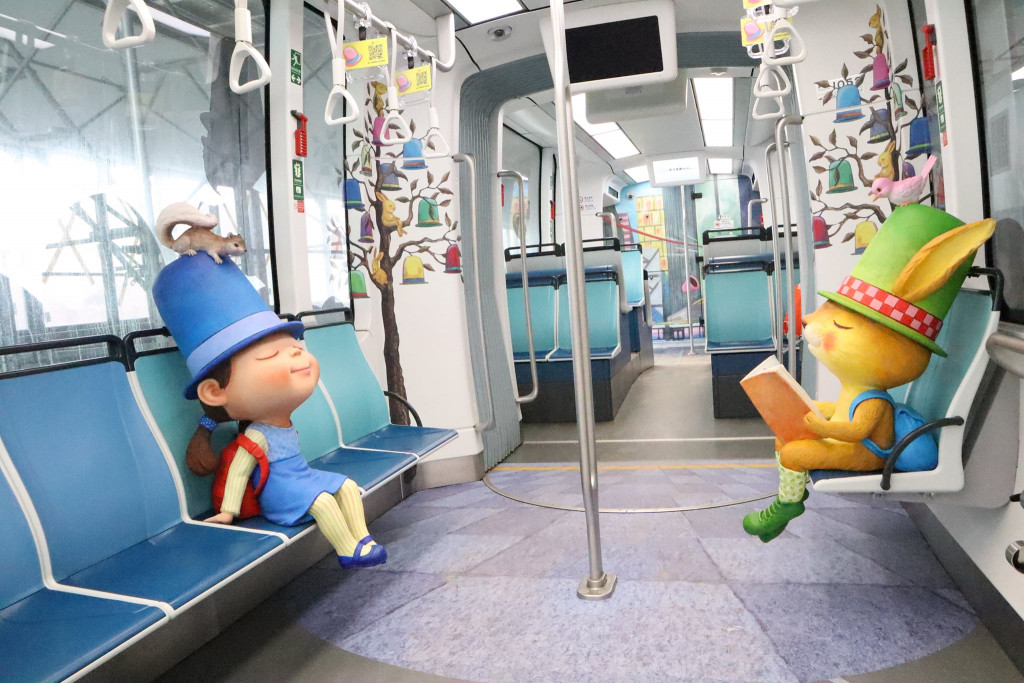 幾米主題列車@淡海輕軌