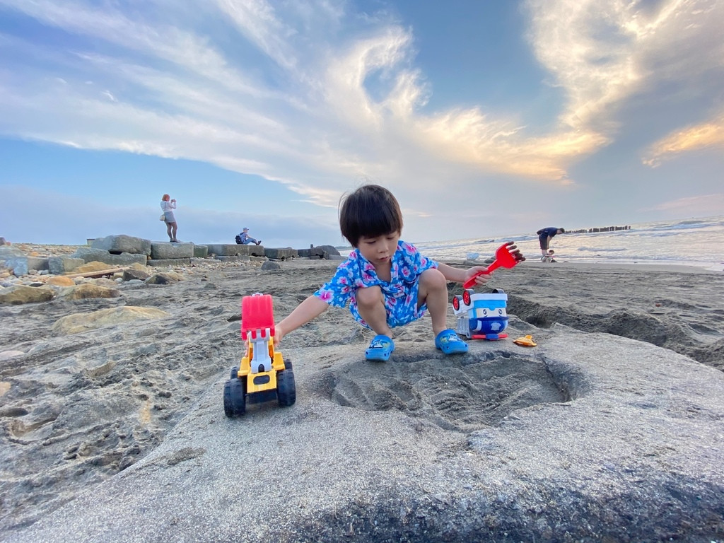 竹圍海水浴場+豬鼻子沙灘