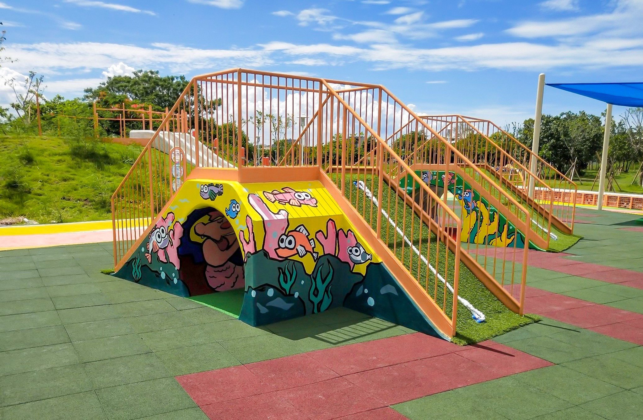 灣裡休閒公園-灣裡人工濕地公園(特色遊戲場)