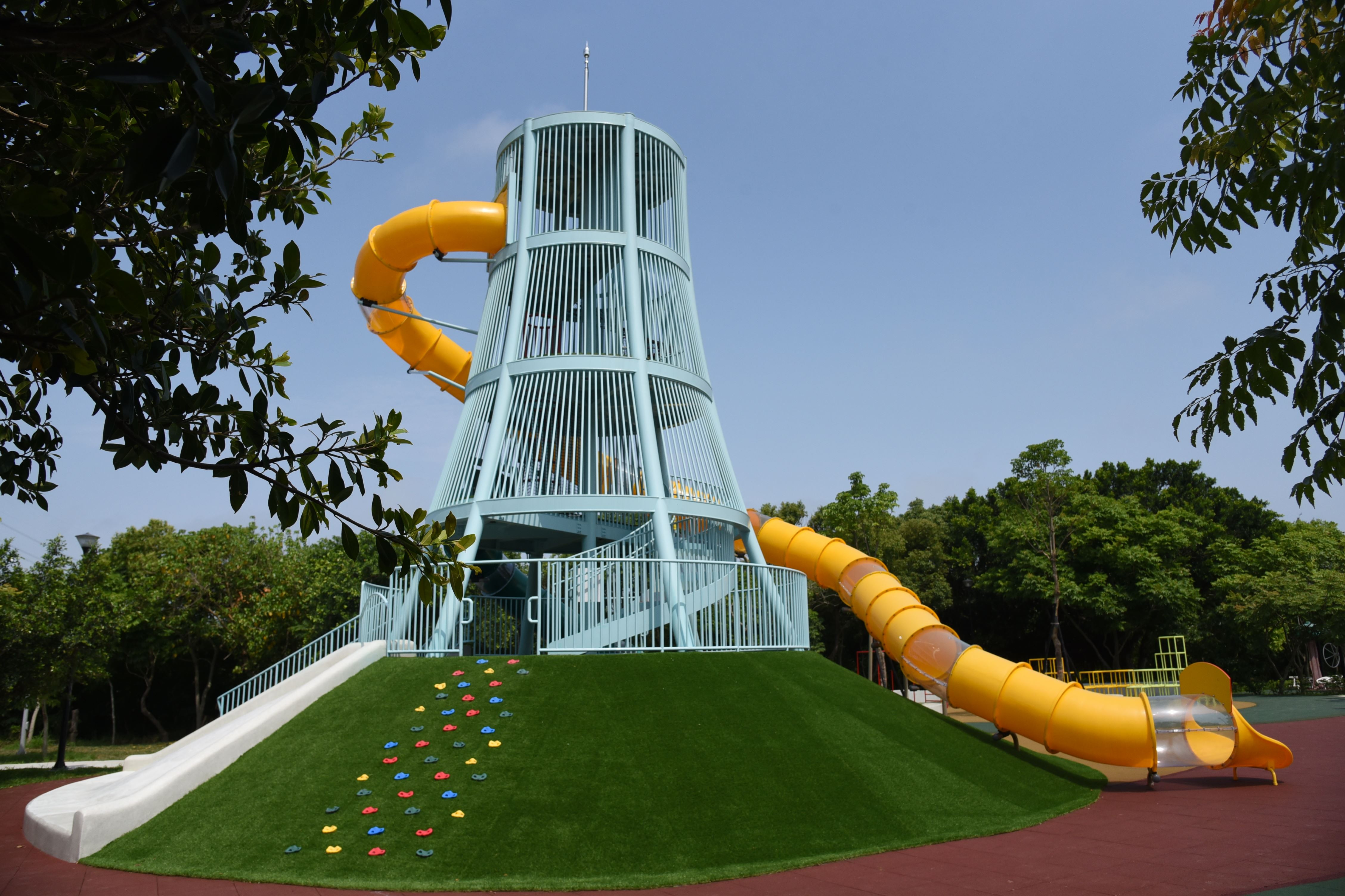 苗栗通霄新生公園-通霄隧道公園(苗栗通霄公園-通霄之塔特色遊戲場)