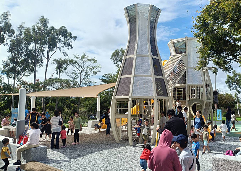 后里環保公園-孩籽世界遊戲場(特色遊戲場-滑步車場)